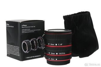 Mezikroužky 13mm/21mm/31mm pro Canon Macro Auto.