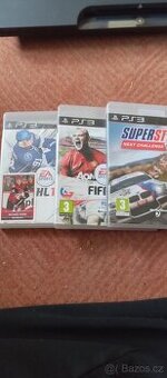 Prodám PlayStation 3 Slim +3 hry Levně