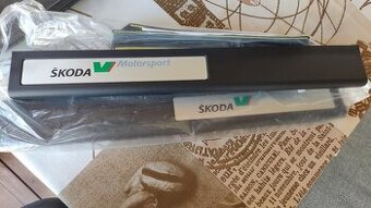 Prahové lišty škoda motorsport