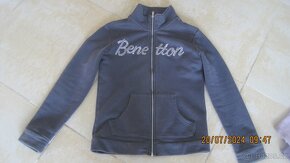 Mikina Benetton, vel. 128, dvě trika Little Kids