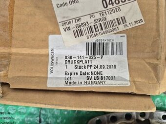 Škoda Octavia I přítlačný talíř 225mm - 1