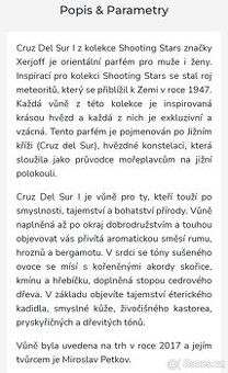 Parfém - Xerjoff Cruz del Sur I - parfém 50 ml