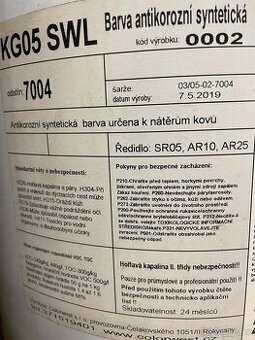 Antikorozní barvy na kov