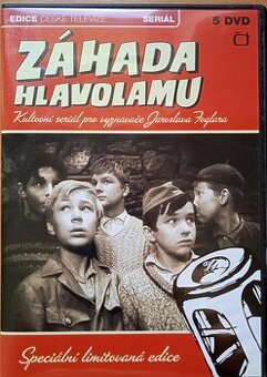 5 DVD Jaroslav Foglar - seriál ZÁHADA HLAVOLAMU
