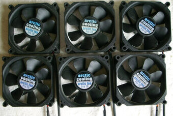 ventilátory Arctic Cooling 80 mm