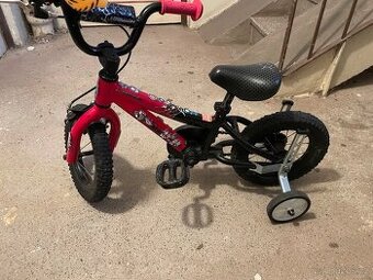 Dětské kolo vel. 12 plus pomocná kolečka
