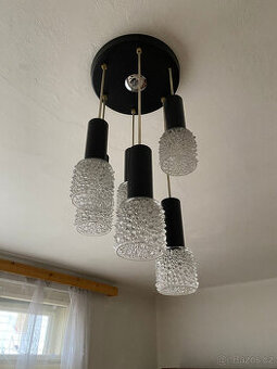 Lustr závěsný kolem 1980