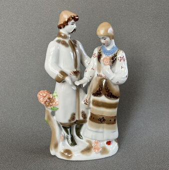 Sběratelská soška Zamilovaný pár 25.5 cm, Polonne USSR