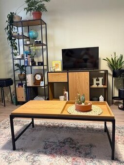 Stylový set nábytku – komoda, police, konferenční stolek