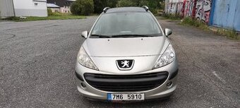 Peugeot 207 SW 1.4i 70kW, r. 2008, 130tkm, klima, 2 sady kol