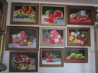 obrazy-olejomalba-kopie starýh mistrú-zátiší-koně atd.