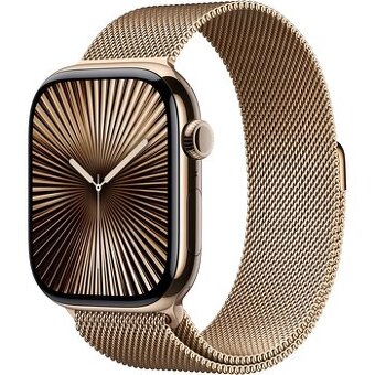 Apple Watch Series 10 46mm zlatý titan + milánský tah | TOP