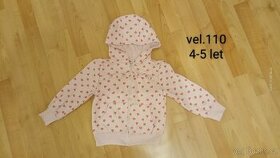 Dívčí mikina, vel.110