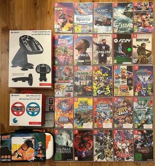 Hry a příslušenství na nintendo switch 1/2