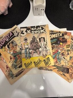 3x Kaja saudek a 4čisla Časopis Kometa