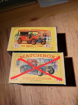 Matchbox yesteryear FORD,RENAULT,