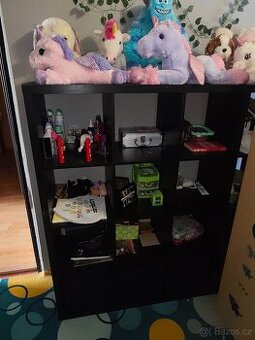 Ikea černá knihovna 4x4 černá