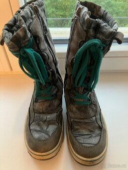 Dívčí zimní boty/sněhule Weinbrenner - vel. 36.