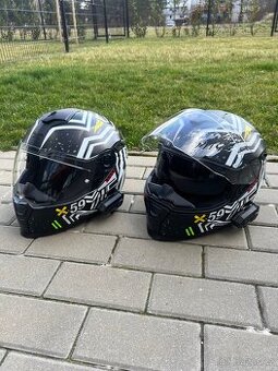 2× Helma NEXX SX100 Enigma – vel. S + interkomy