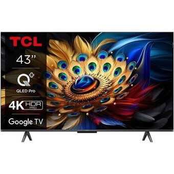 TCL 43C655 43" 108cm QLED, Google TV, Dolby Atmos, Wi-Fi