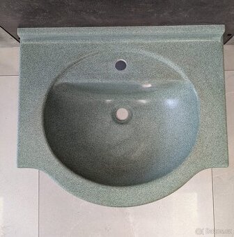 Umyvadlo mramorové 60cm vcetne konzoli a prepadu