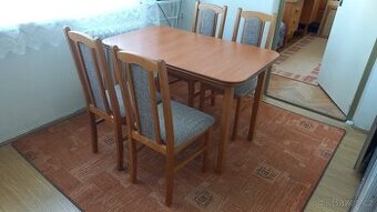 Prodám jídelní stůl a židle