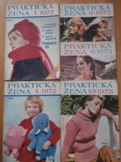 2 x módní časopis PRAKTICKÁ ŽENA. 1972, 1973 - 1