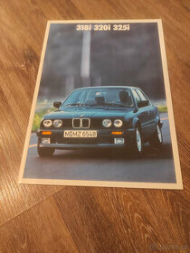 BMW 318i, 320i, 325i propagační brožura - Originál japonsko
