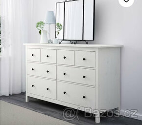 Komoda z masivního dřeva HEMNES Ikea, s 8 zásuvkami,Nová