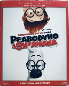 Blu-Ray 2D + 3D - Dobrodružství pana Peabodyho & Shermana