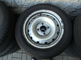 Plechové disky Citroen 14" 4x108 zimní pneu 175/65 R14 C - 1