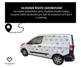 Řidič zásobování pro síť restaurací na Praze 5 a catering