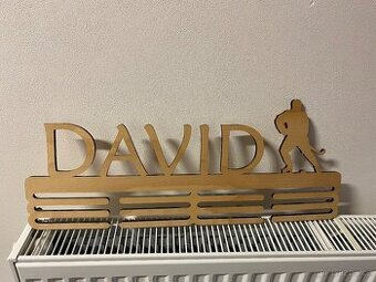 Výstavka/věšák na medaile lední hokej DAVID