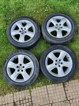 Alu kola Škoda 205/55R16 letní