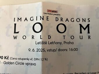Imagine Dragons dnes golden circle statie pred podiom