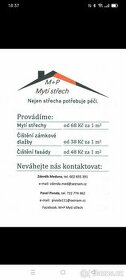 Mytí střech, fasád, zámkové dlažby