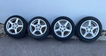 Prodám alu kola 5x100,7Jx15,ET35 s letními pneu