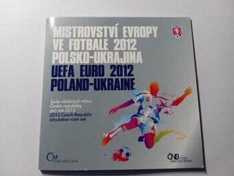Vzácná sada oběžných mincí 2012 fotbal