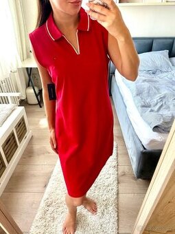 TOMMY HILFIGER ČERVENÉ LETNÍ ŠATY