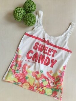 Letní topík s překříženými zády, S, Bershka
