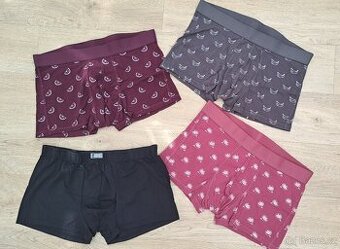 3x Pánské trenýrky H&M vel. L + 1x Andrie vel. XL