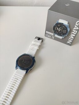 Garmin Fenix 7X Sapphire Solar - Mineral Blue DLC