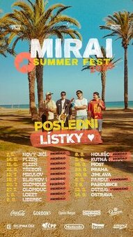 ❗MIRAI Summer fest - Most❗ - vstupenky 16.8.2025