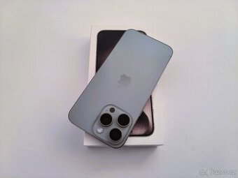 apple iphone 15 PRO 256gb Natural Titanium / Batéria 87%