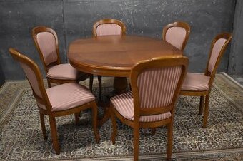 Stůl+ 6 židlí