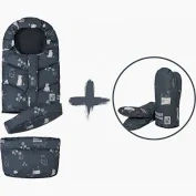 Rostoucí kočárkový FUSAK + RUKAVICE - LEOKID Transformer