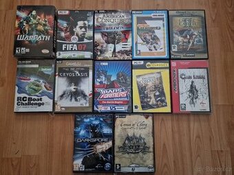 Staré PC hry. Viď foto.  Niektoré nové.