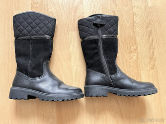 Dívčí kozačky černé Geox vel. 33 EUR