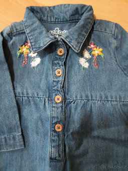 Overal podšitý bavlnou, NOVÝ, pro holčičku, vel. 68