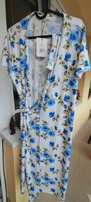 Vzorované šaty se zavinováním, vel 42/44